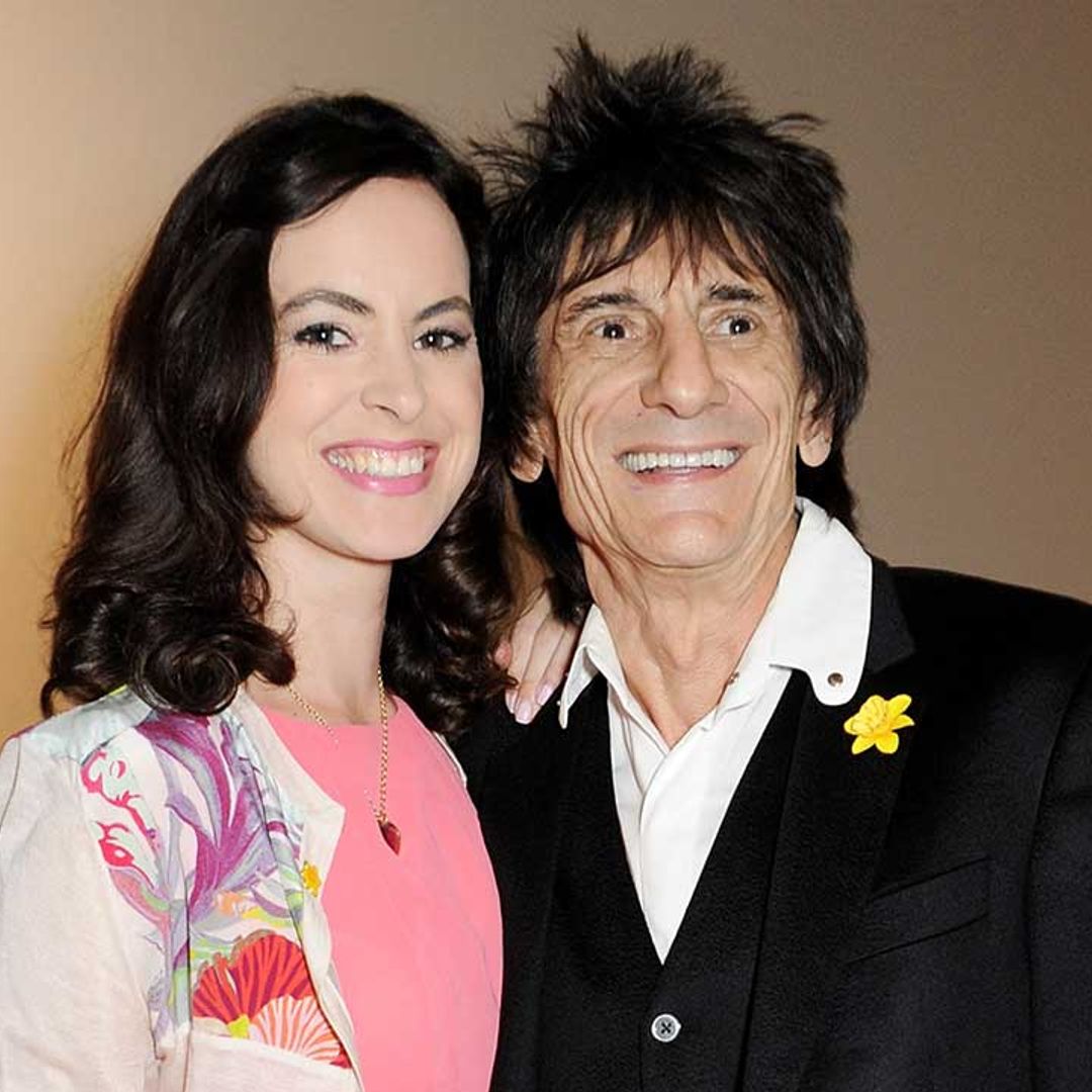 Ronnie Wood and wife Sally enjoy sweet reunion with their beloved pet dog after months apart