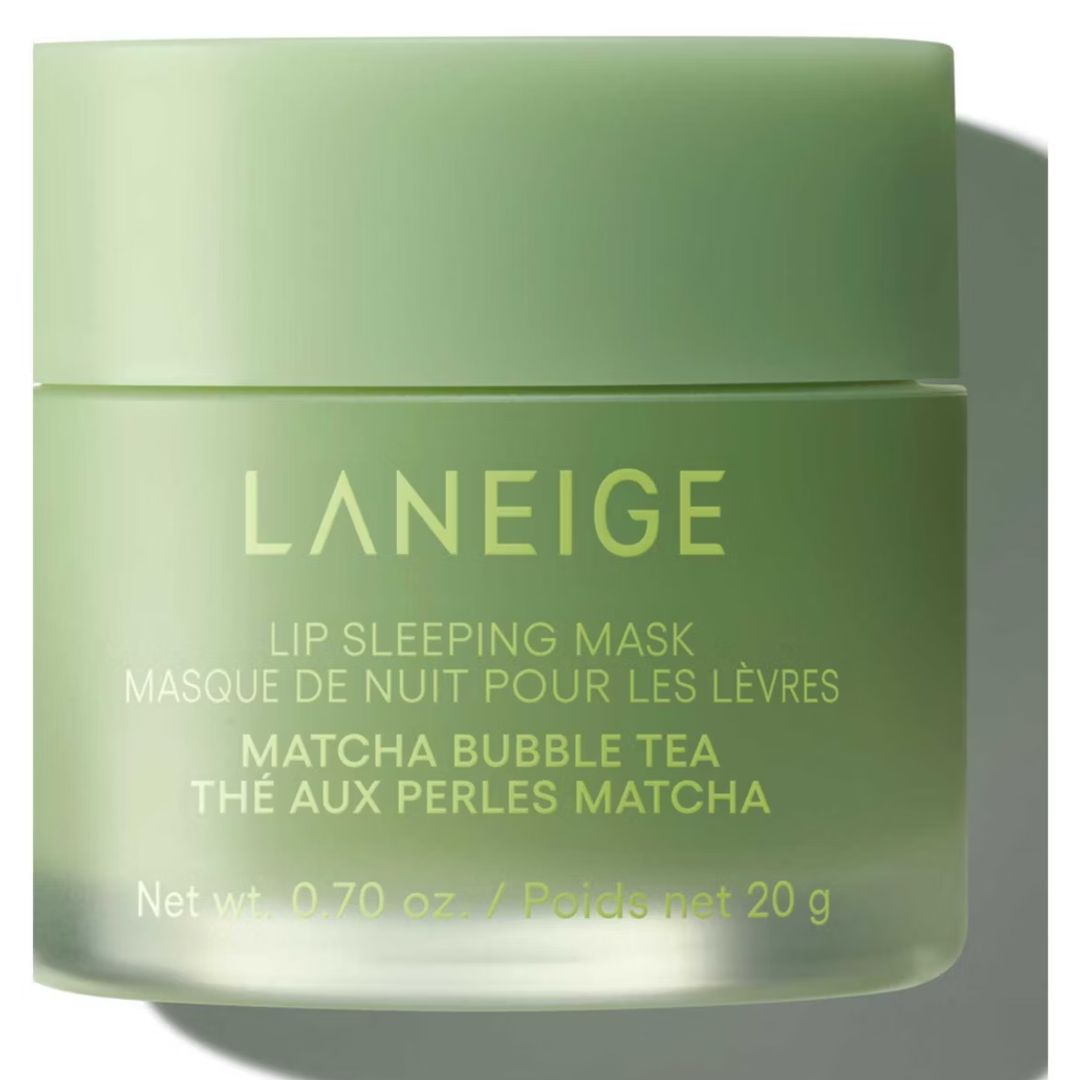 laneige green matcha lip scrub 