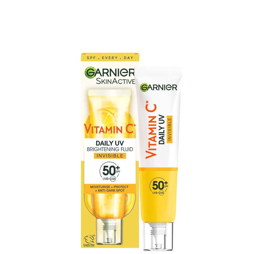 Garnier Vitamin C Daily UV Brightening Fluid Invisible SPF 50+