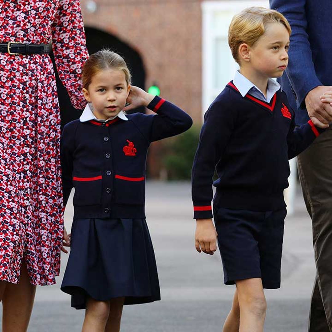 Prince George and Princess Charlotte have an unexpected day off school