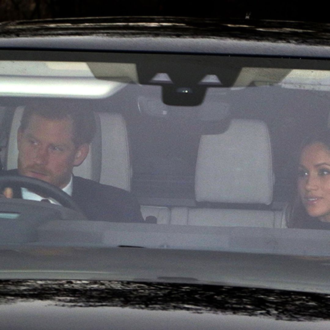 Prince Harry teaching Meghan Markle how to drive on the left
