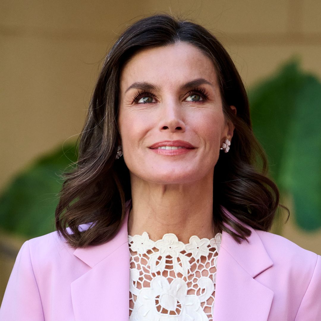 Queen Letizia is sensational in ultra-fitted blazer in the brightest hue