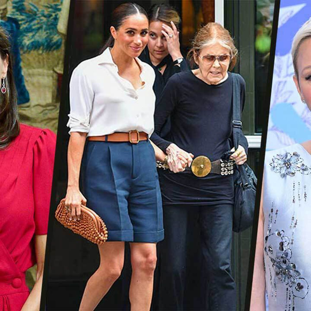 Royal Style Watch: From Meghan Markle's sculpted skirt to Princess Charlene's fairytale dress