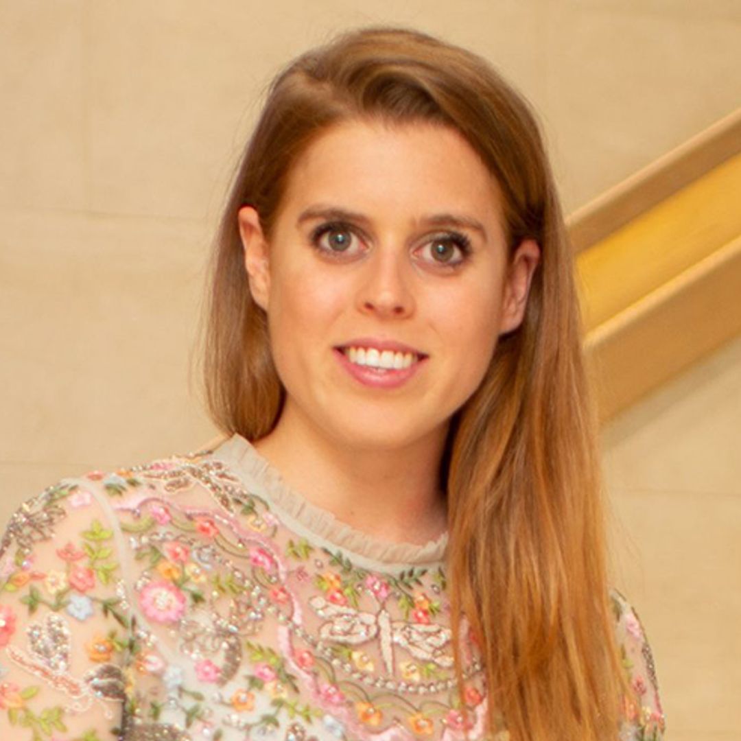 Princess Beatrice steps out in a gorgeous Needle & Thread dress – and wait until you see her rainbow bag!