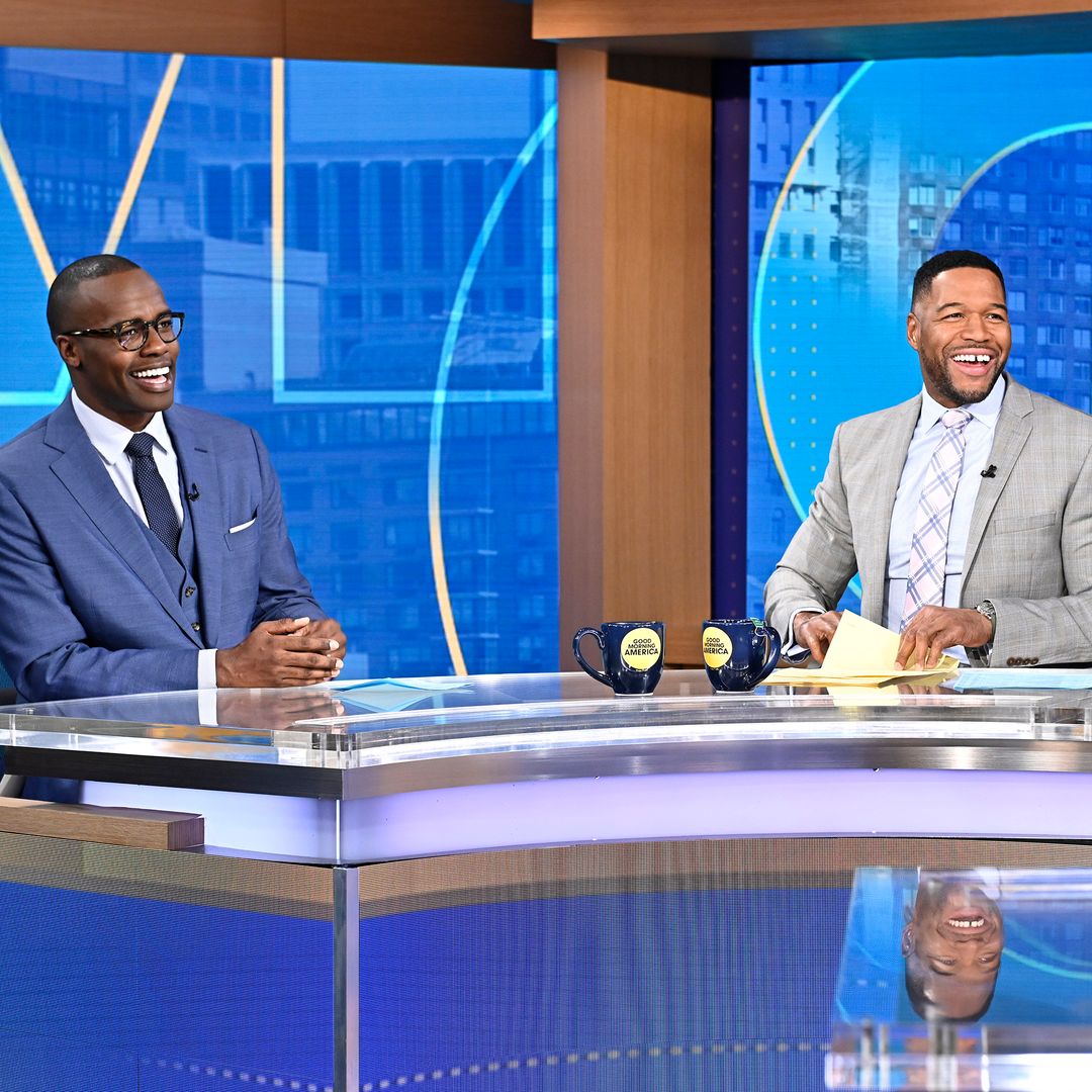 Michael Strahan Reveals Unexpected Dream Job Away From Gma With Girlfriend By His Side Hello 
