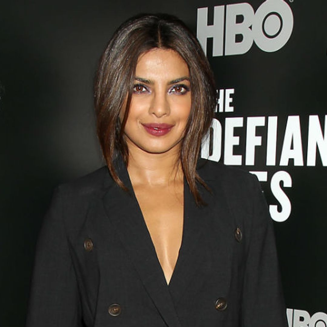 Priyanka Chopra dazzles in sparkly wide-leg trousers at The Defiant Ones premiere