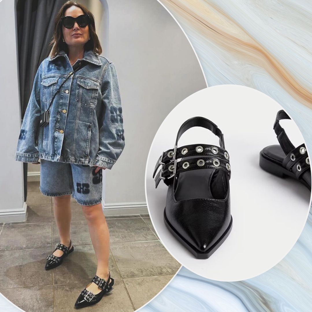 The £300 Ganni buckle flats have been on my wishlist and M&S just dropped a £40 celeb stylist-approved pair