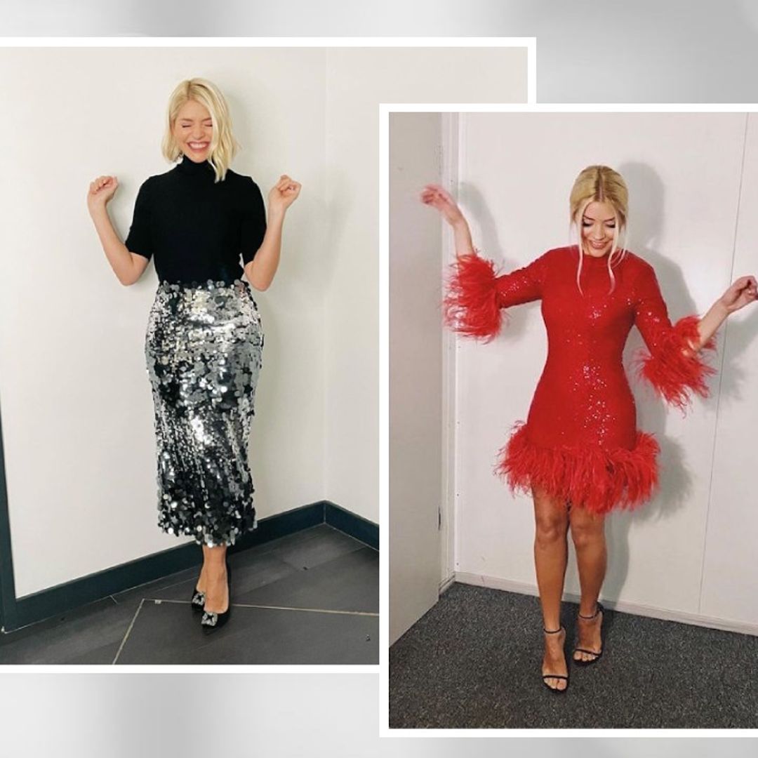 Holly Willoughby's best-ever sequin outfits - and where to buy them