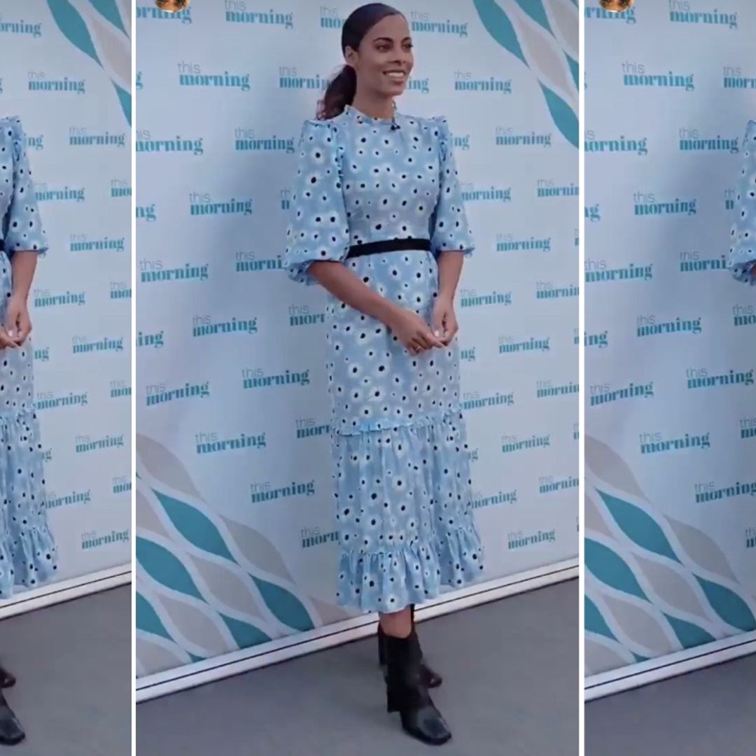 Everyone wants to know where Rochelle Humes' daisy-print midi dress is from - and we've tracked it down