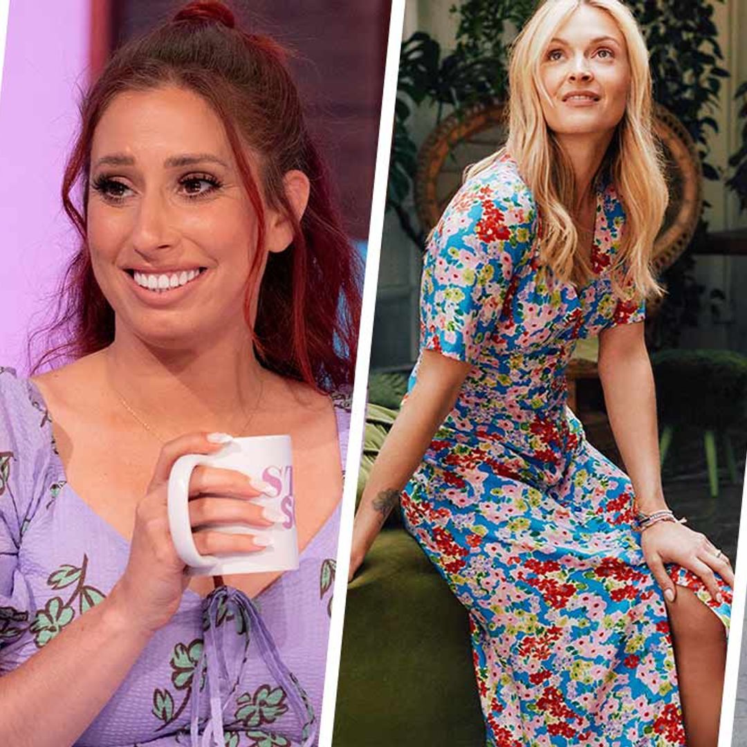 Celebrities wearing floral dresses: From Stacey Solomon to Fearne Cotton, Frankie Bridge & MORE