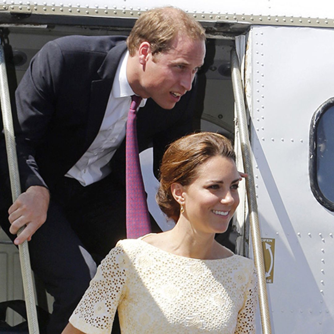 Prince William and Kate return from summer holiday with George and Charlotte
