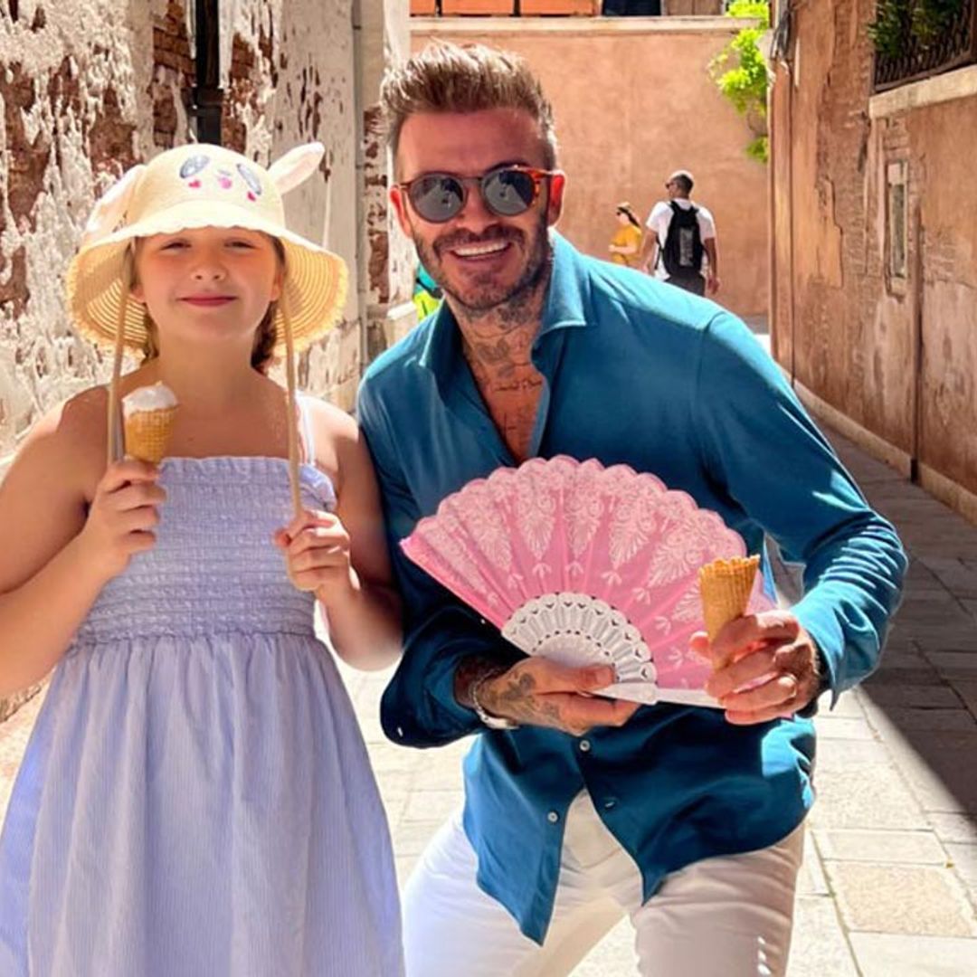David Beckham shares incredible photo album of holiday with Harper – Victoria has the best reaction