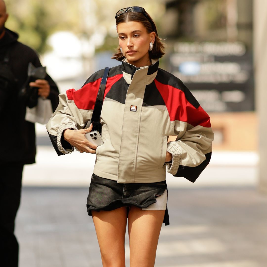 Hailey Bieber made a case for cropped knitwear and we’re taking notes