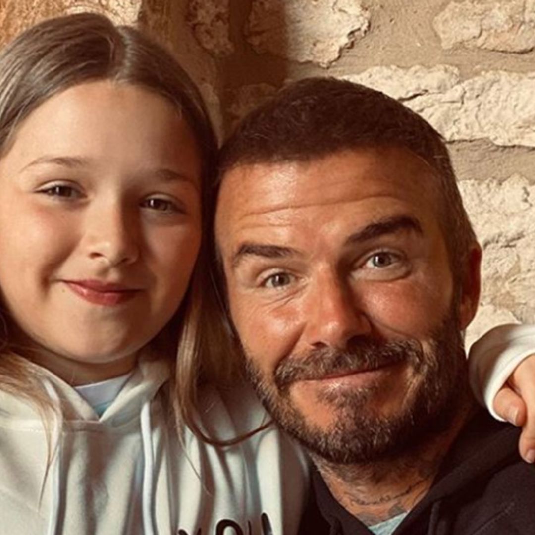 David Beckham's unusual day out with daughter Harper revealed