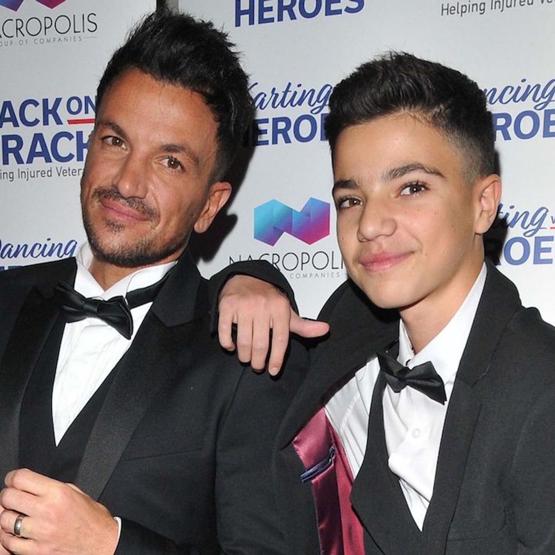 Peter Andre's son Junior mocks famous dad for trying to be cool