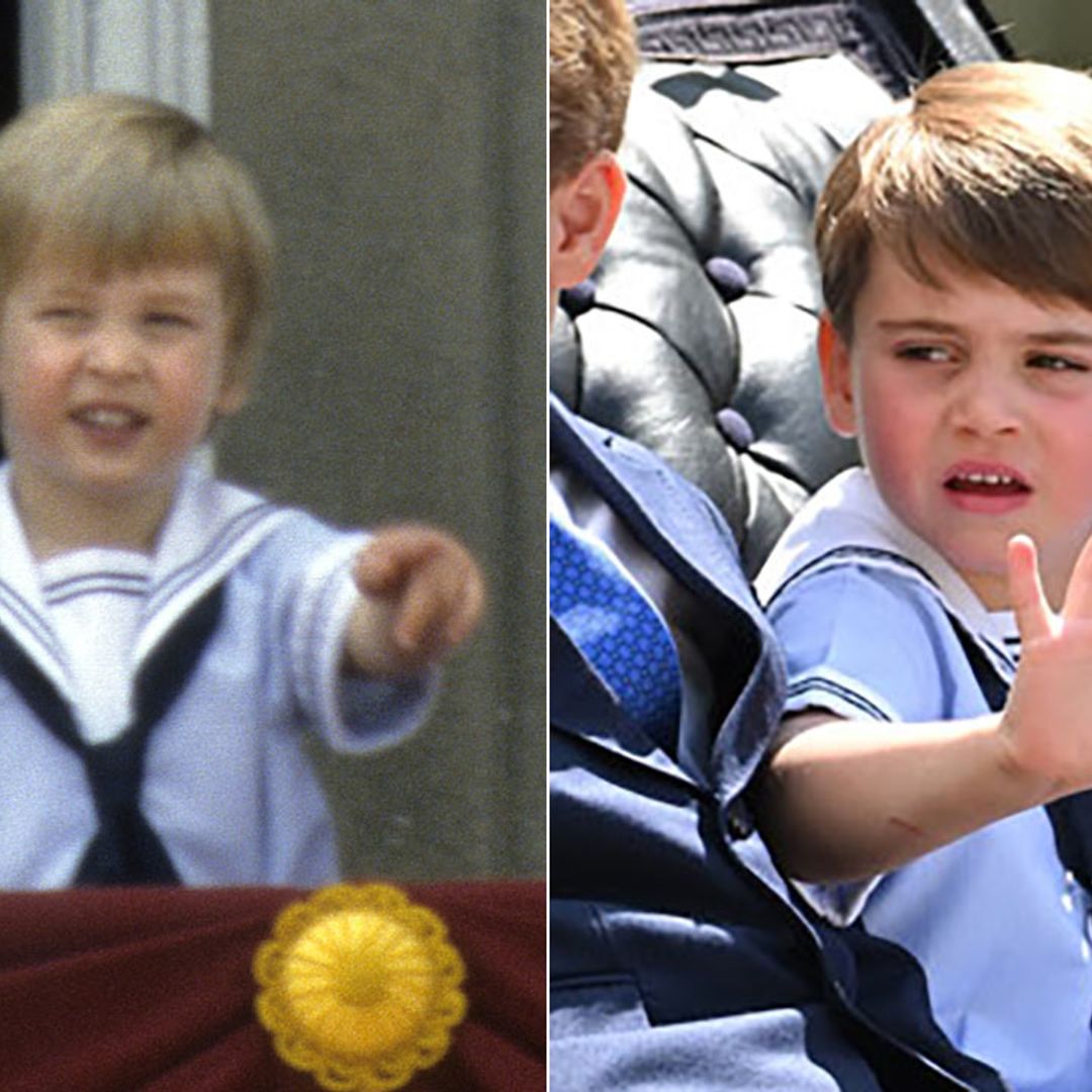 Prince Louis' adorable tribute to dad Prince William at Trooping the Colour - did you spot it?