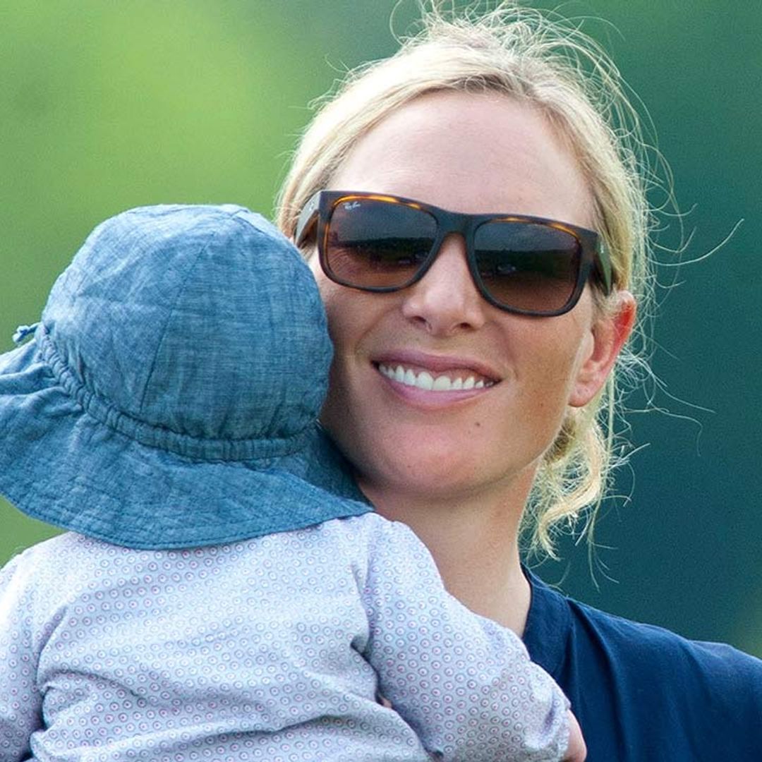 Zara Tindall looks besotted with son Lucas in first appearance since Prince Philip's funeral