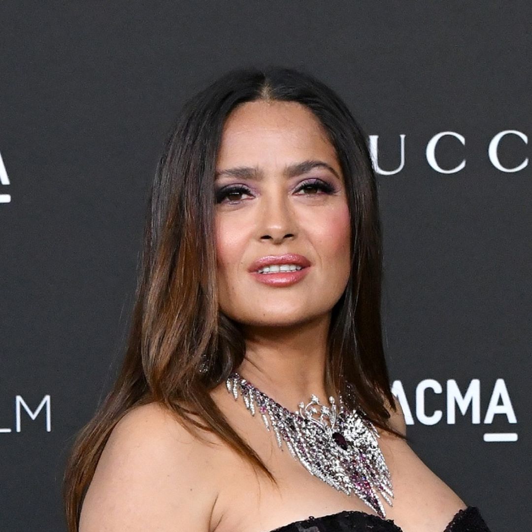 Salma Hayek is a radiant beauty in never-before-seen wedding photos