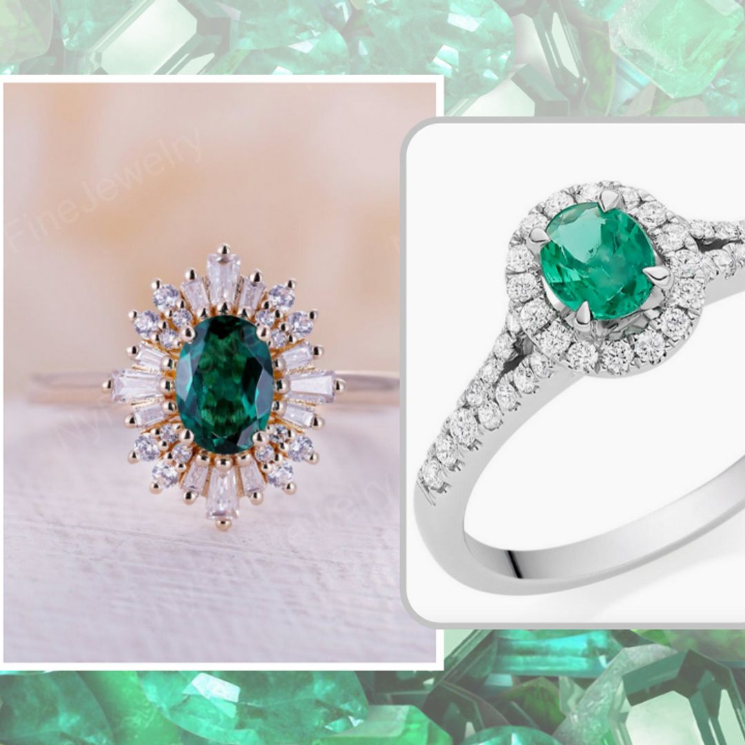 12 best emerald engagement rings - and their special meaning