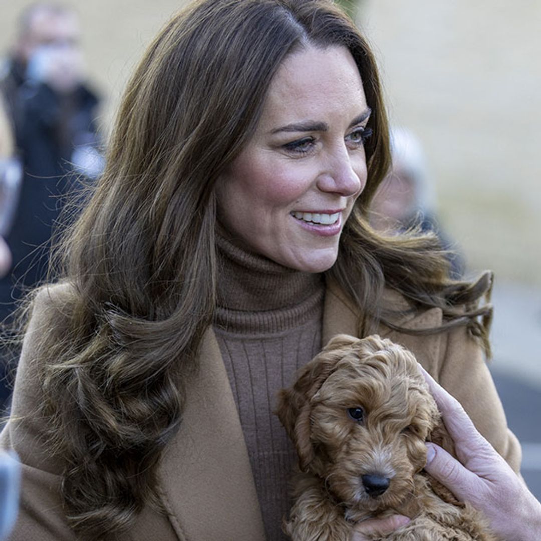 Royals pictured with furry friends: from Princess Kate's playful pup to King Charles' piggy pal