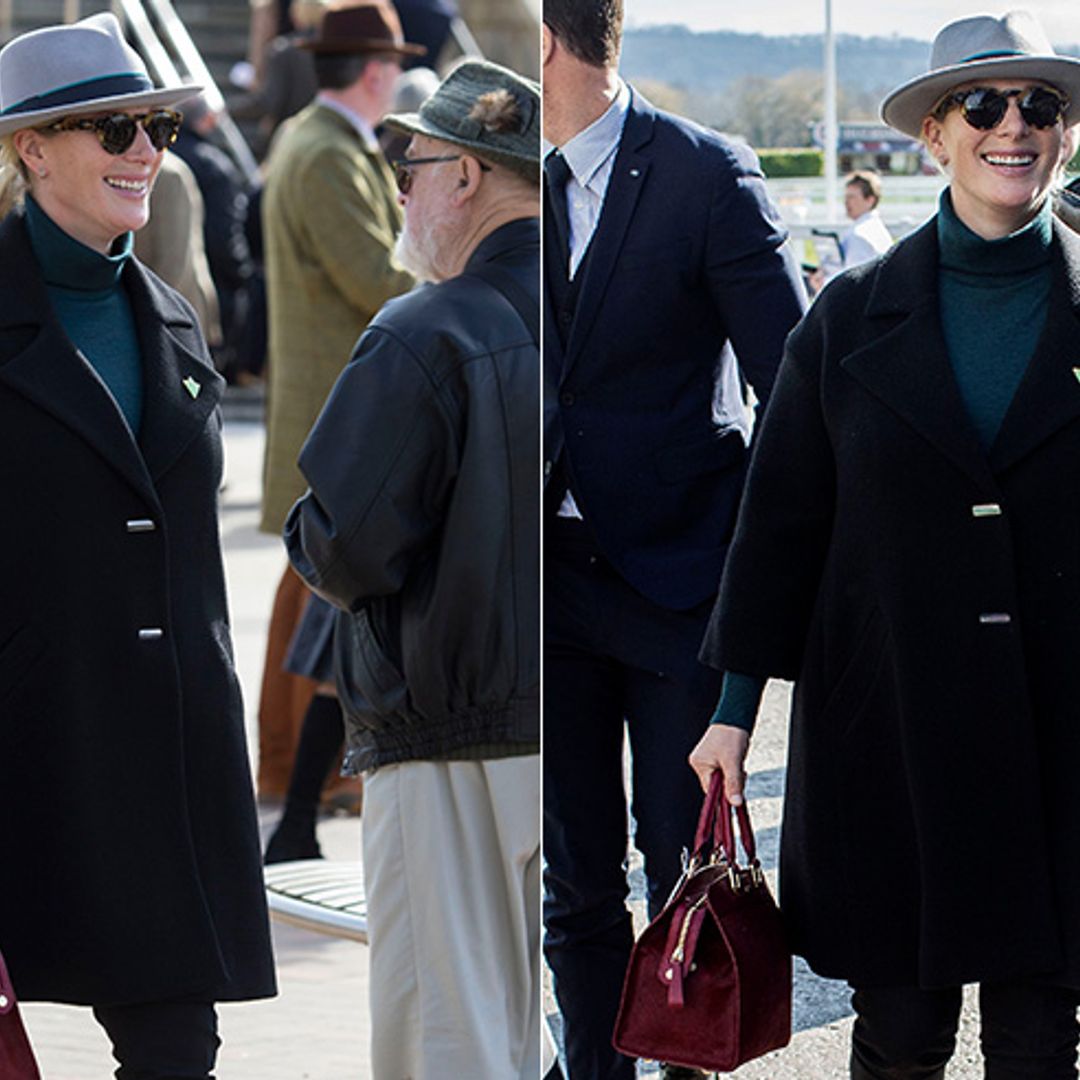 Zara Tindall looks glowing as she shows off baby bump