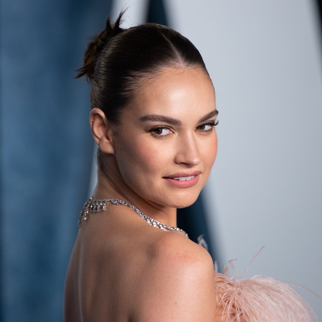 Lily James' latest statement earrings are utterly mesmerising