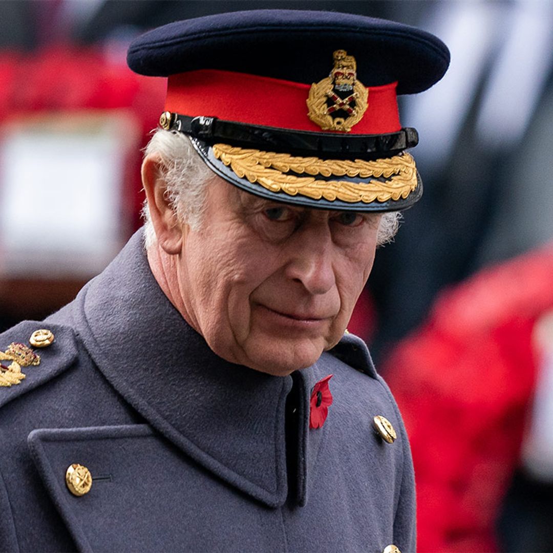 King Charles overcome with emotion in touching Remembrance Service without the Queen