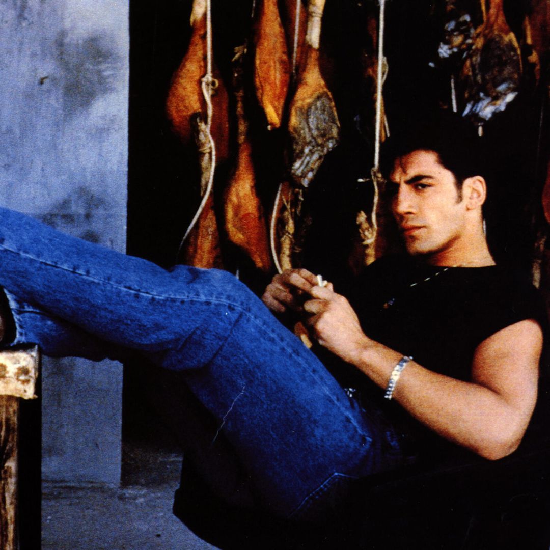 Jamon, Jamon, (JAMON, JAMON) SP-IT 1992, Regie: Bigas Luna, JAVIER BARDEM, Stichwort: Jeans