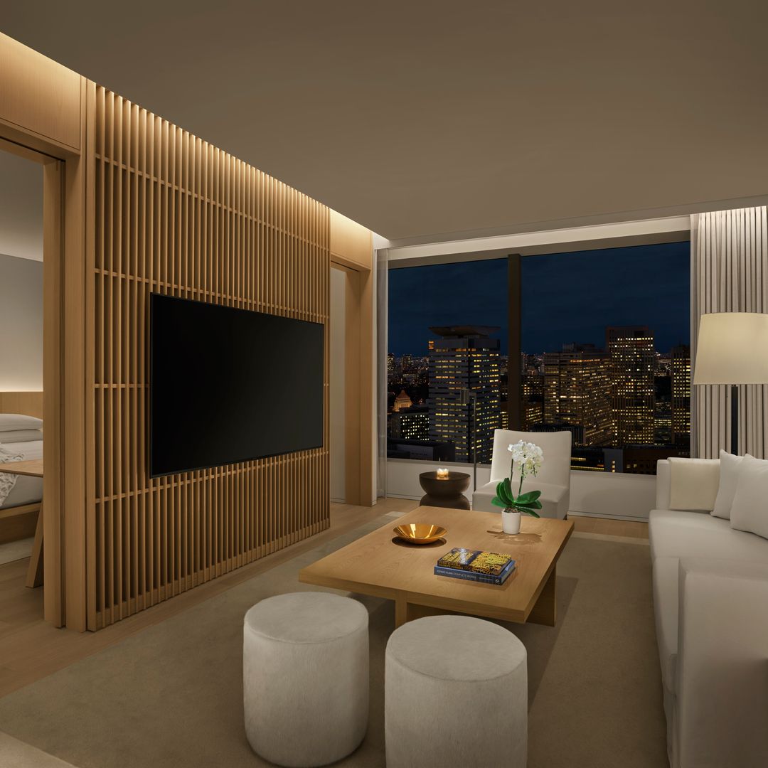 bedroom at tokyo edition hotel