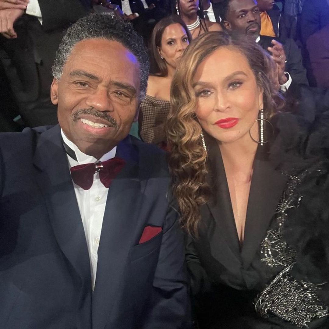 Beyonce's mom Tina with her husband Richard Lawson sat at a black tie event