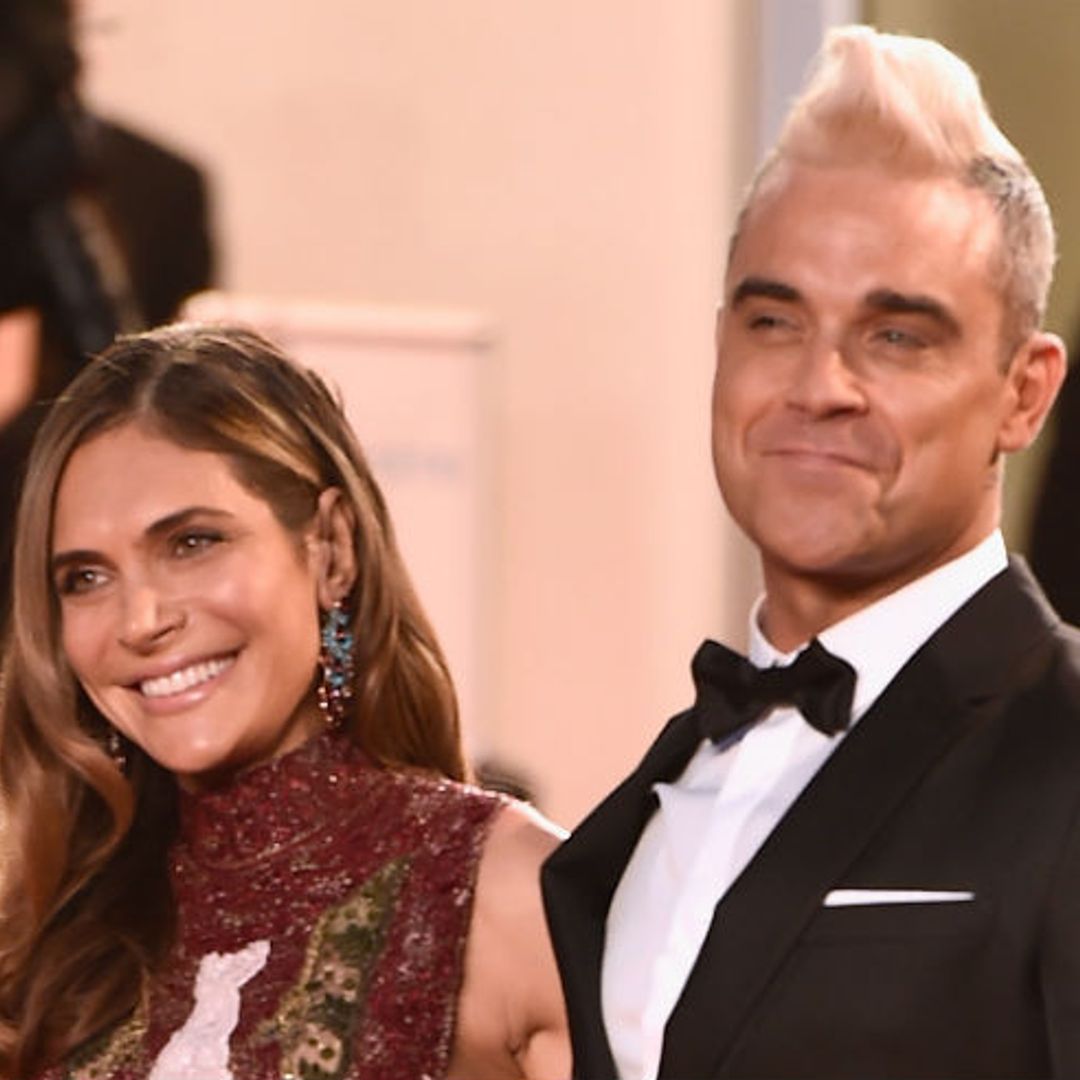 Robbie Williams' daughter Teddy nails walking in heels at the age of five