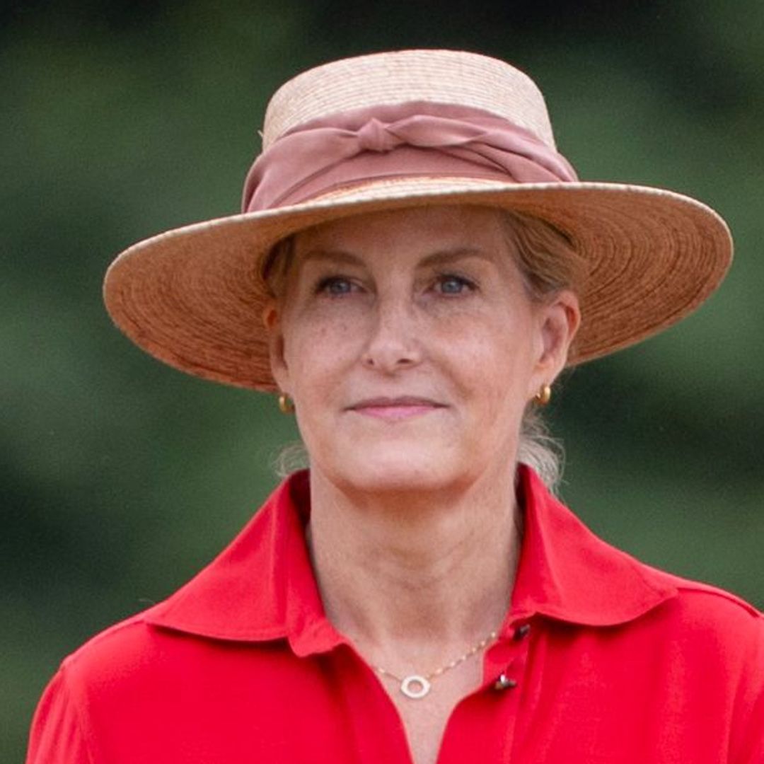 The Duchess of Edinburgh supports Lady Louise in red hot sundress and platform heels