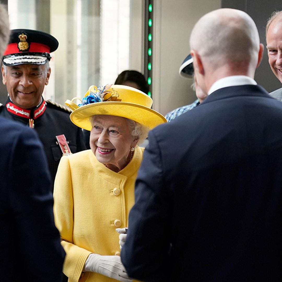 The Queen makes surprise trip to London to open Elizabeth Line with Prince Edward
