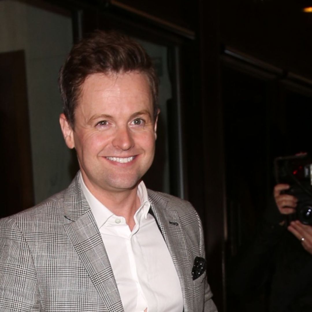 Declan Donnelly pokes fun at Ant's absence as he poses for official I'm A Celebrity photos with Holly Willoughby