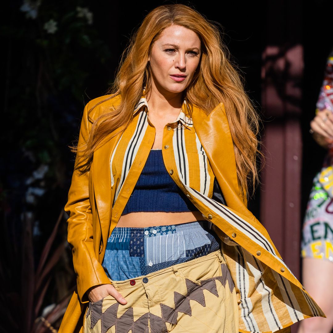 Blake Lively showcases incredibly taut tummy in tight crop top as she reveals secrets to post-baby body