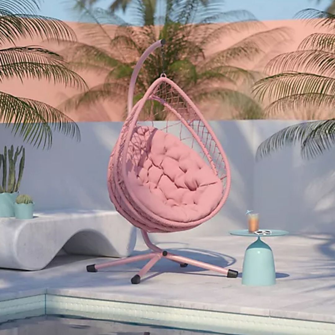 QVC's pastel garden egg chair is making me seriously swoon - and it's on sale right now