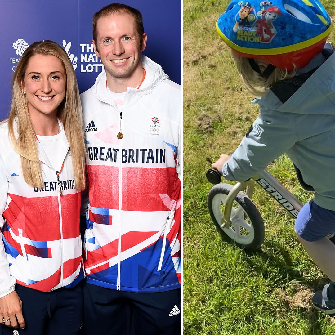 Laura Kenny's precious photos of rarely seen sons Albie and Monty