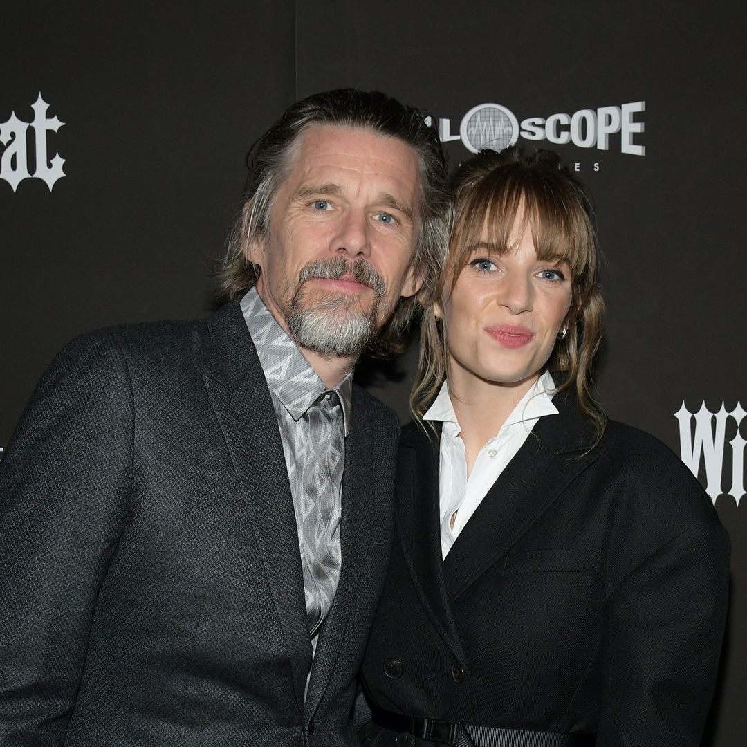 Ethan Hawke makes rare appearance with famous lookalike daughter Maya