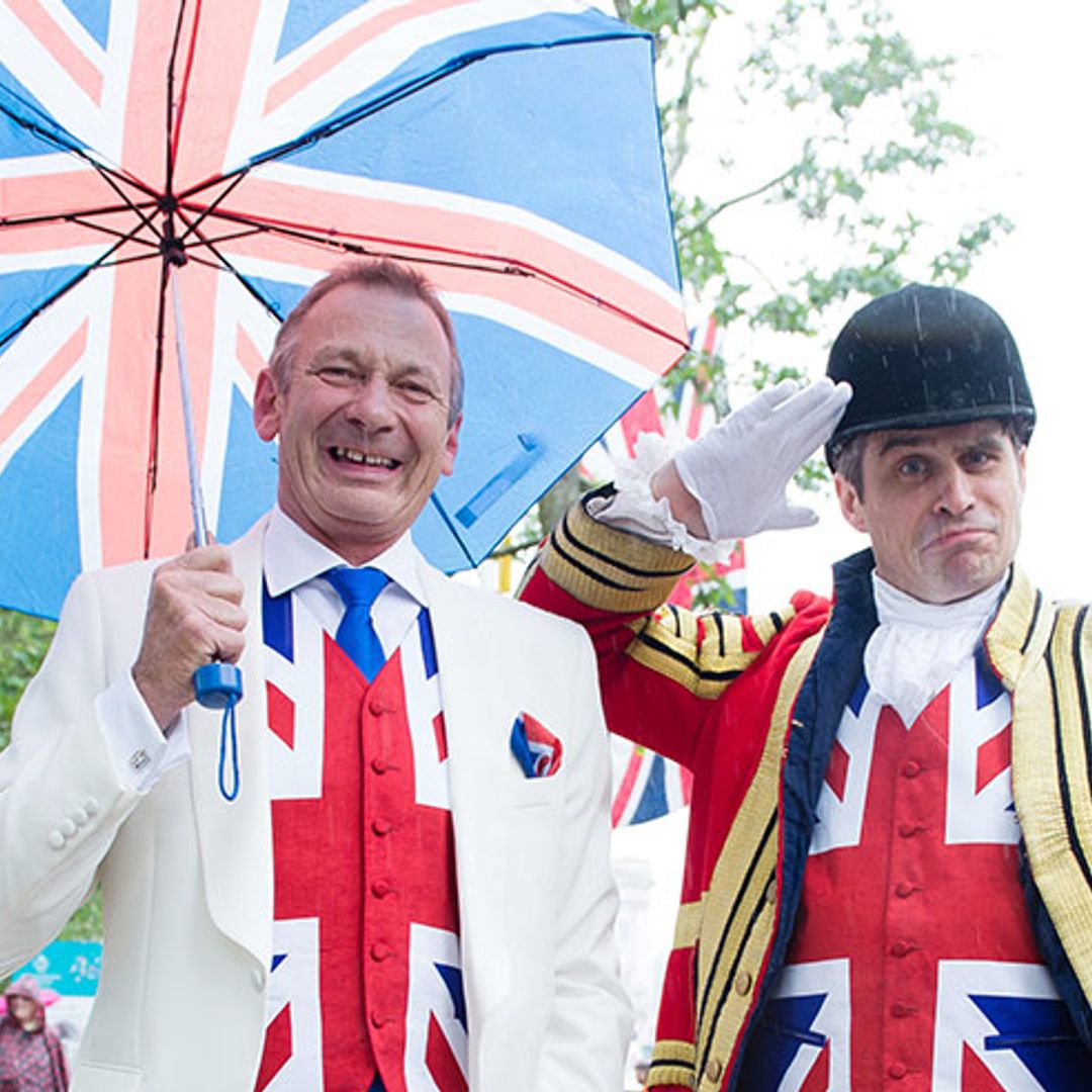 Royal fans don't let rain dampen their spirits at Patron's Lunch