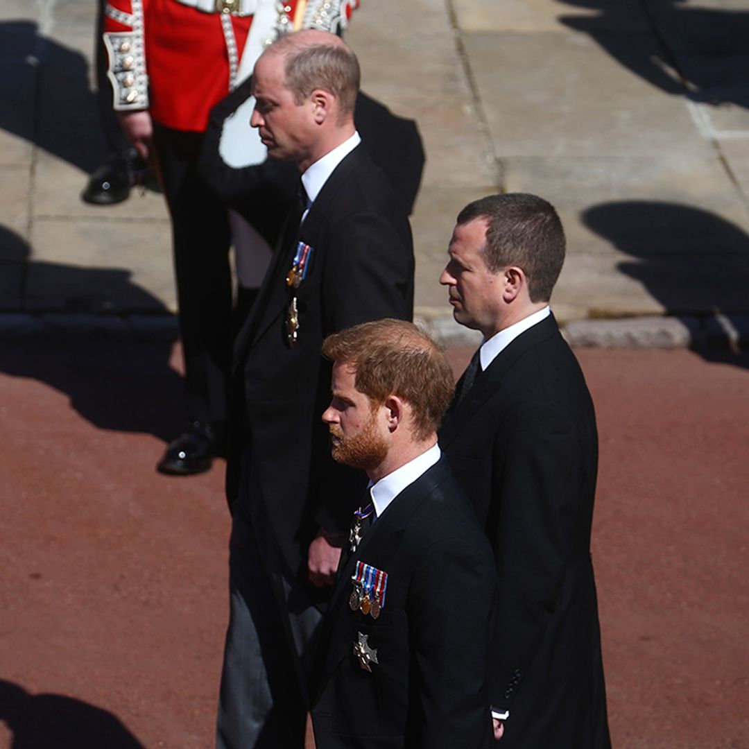 Meet the Queen's eldest grandchild Peter Phillips who walked alongside William and Harry in the funeral procession