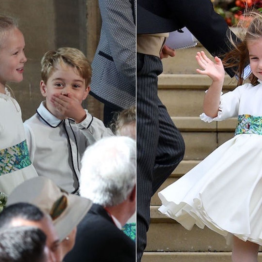 Prince George and Princess Charlotte's cutest bridesmaid and pageboy moments: full gallery