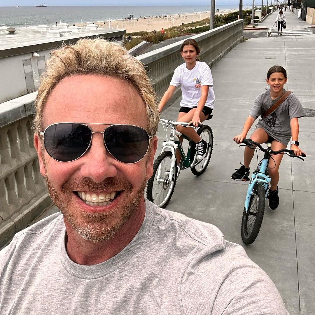 Beverly Hills, 90210's Ian Ziering's family photos with young daughters amid 'unsettling' bike attack incident