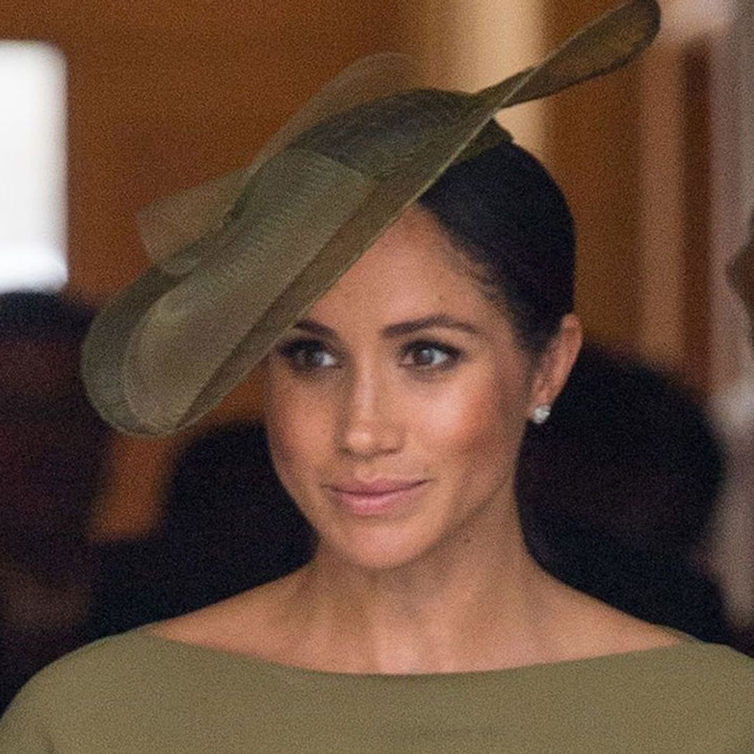Marks & Spencer's olive green dress is mighty like Meghan Markle's christening outfit