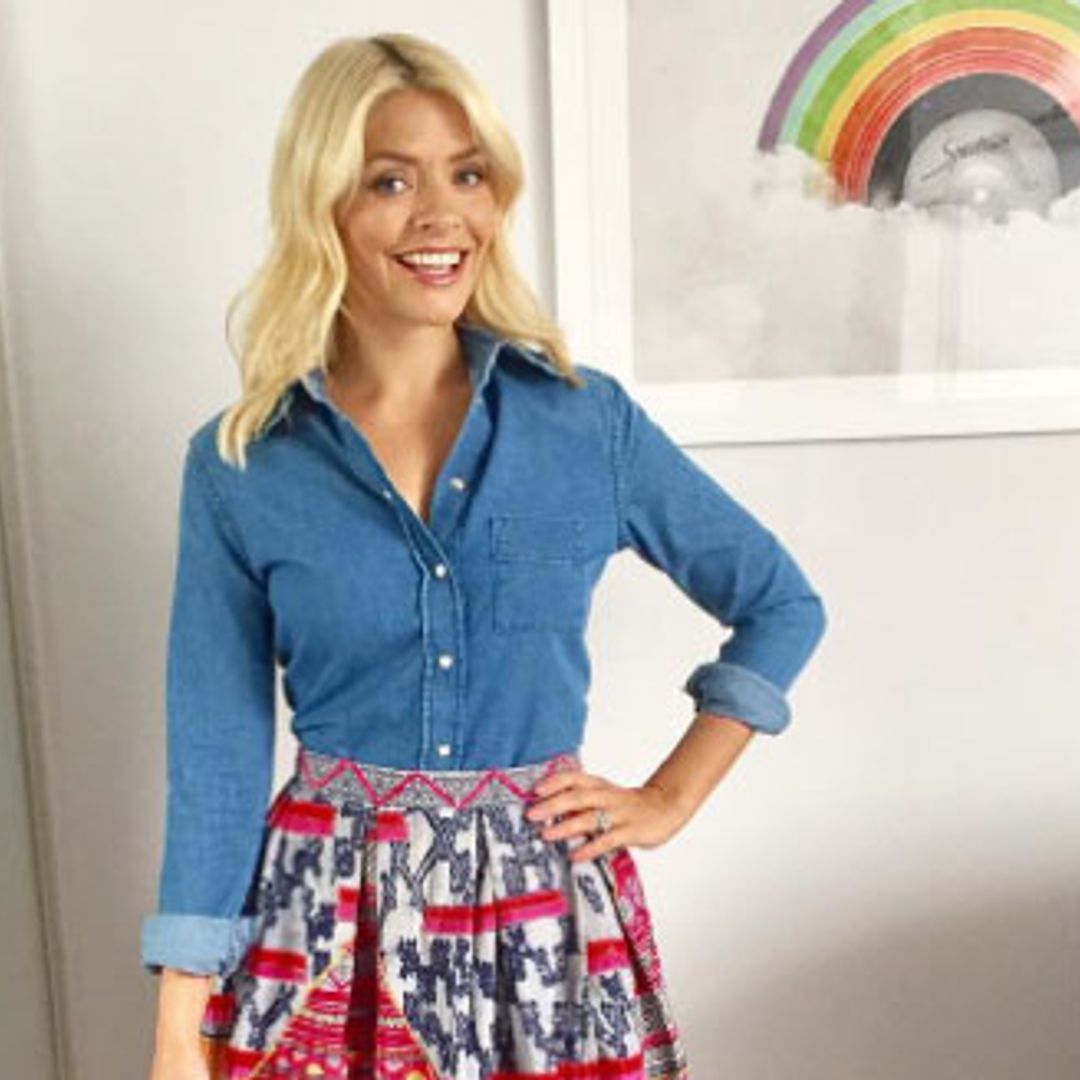 Holly Willoughby wears tribal-inspired ‘dream skirt’ from Eponine London for last This Morning appearance