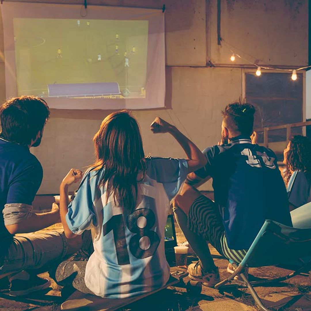 Want to watch Sunday’s England match in your garden? This cinema-style projector TV is on sale right now