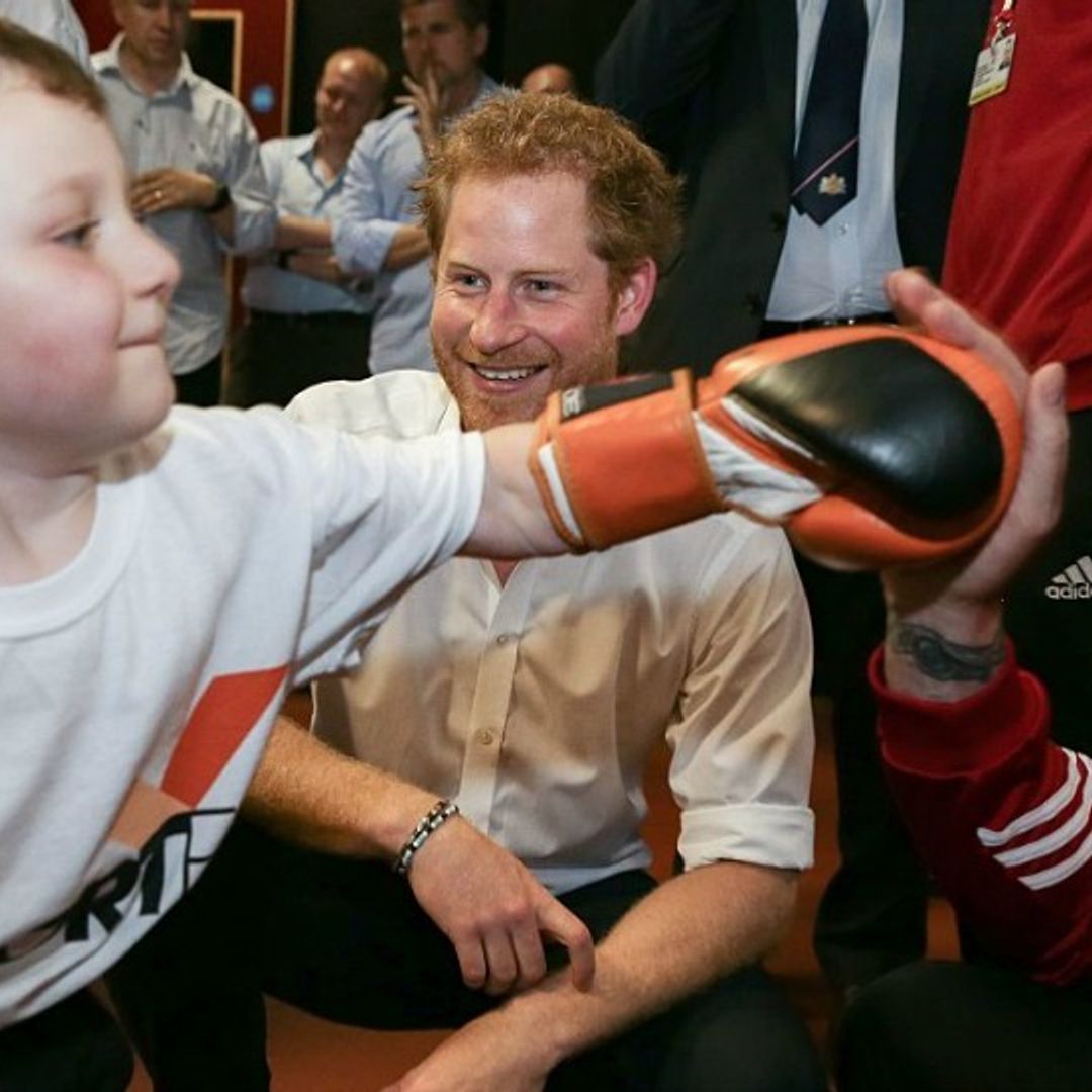Prince Harry may have found the next Muhammad Ali during visit to a boxing club