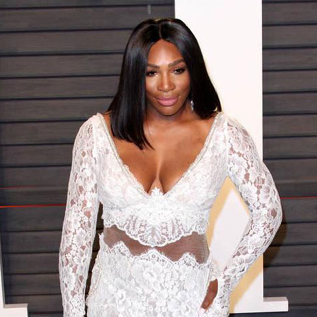 Serena Williams thanks a special person for helping her find her dream wedding dress