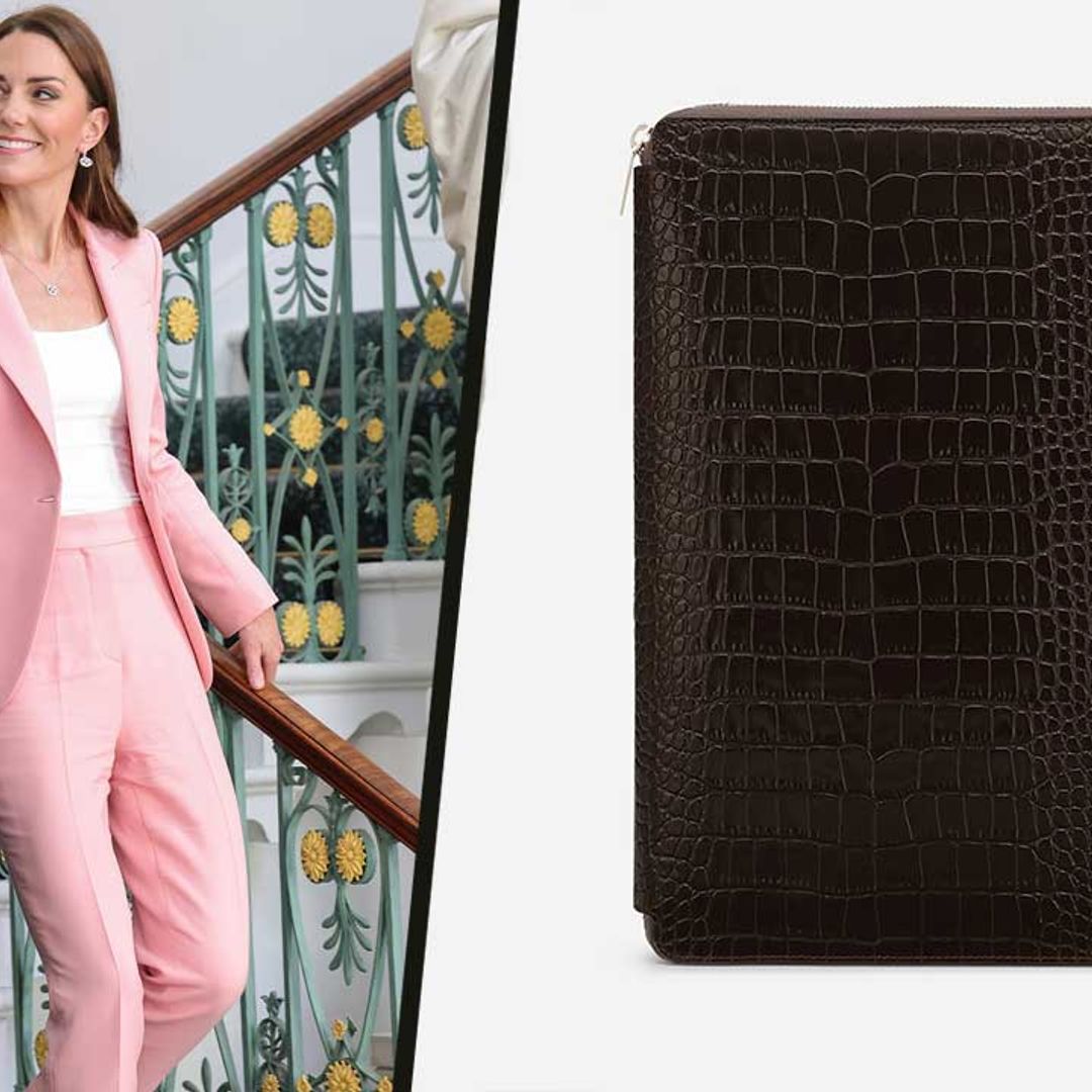 Where to shop Kate Middleton’s super chic writing folder