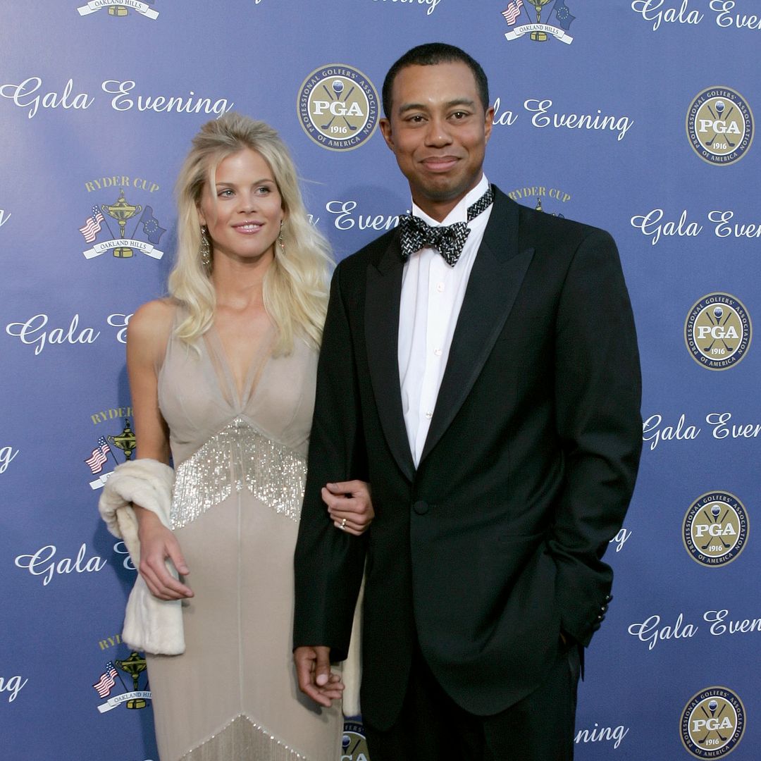 Tiger Woods and ex-wife Elin Nordegren make rare joint appearance to support son Charlie years after scandalous split