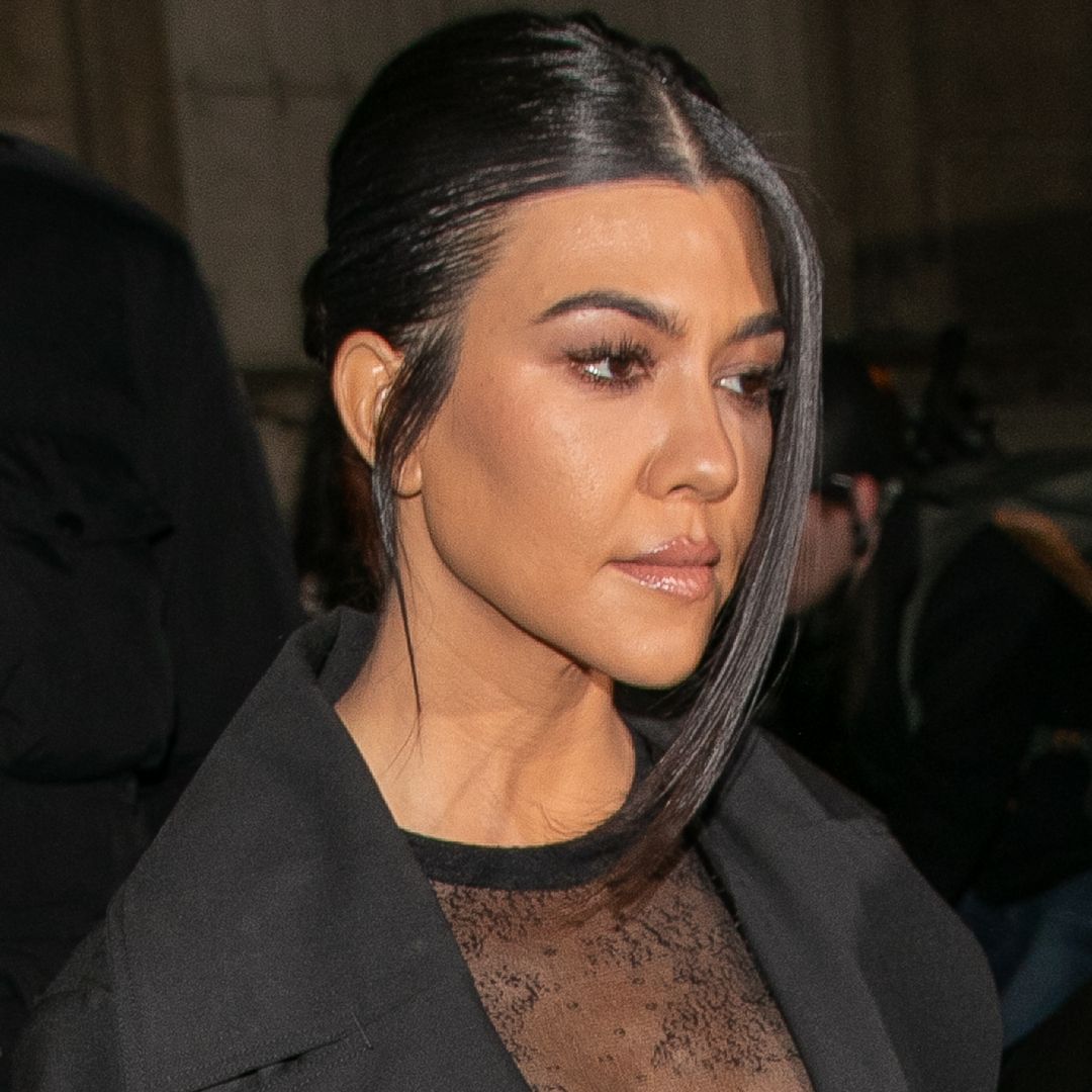 Kourtney Kardashian admits to crying on 'bittersweet' day as she shares rare family video